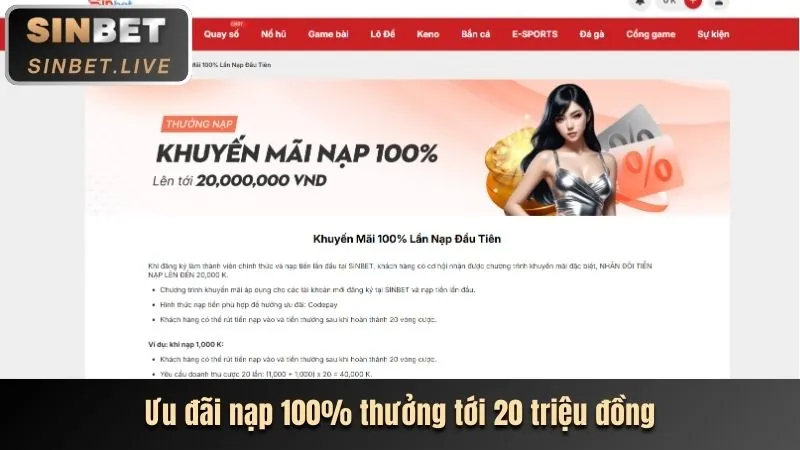 Ưu Đãi Nạp Tiền và Hoàn Trả Thabet